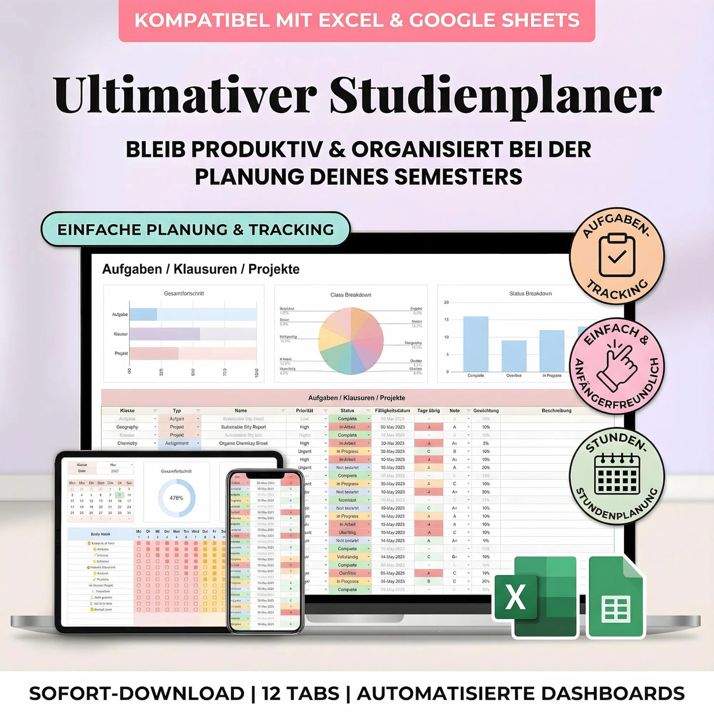 Ultimativer Studienplaner