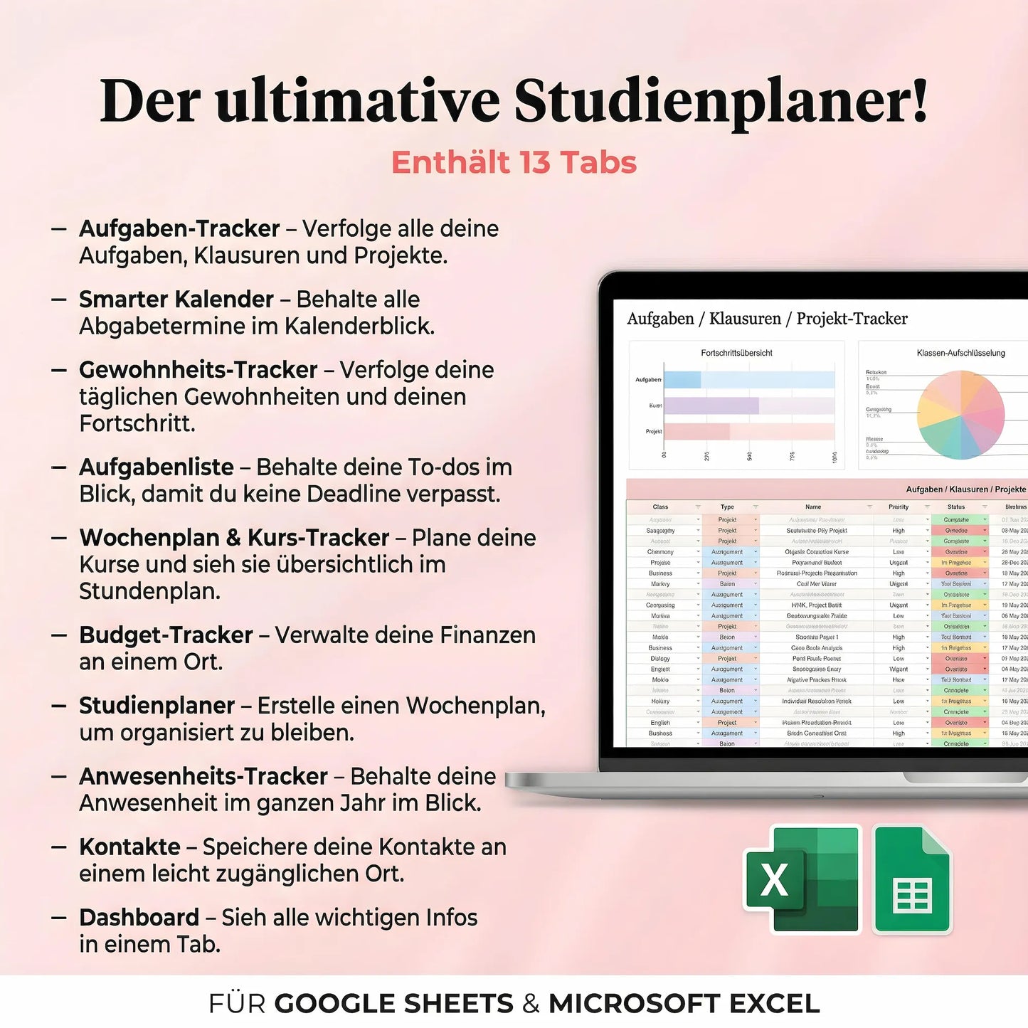 Ultimativer Studienplaner