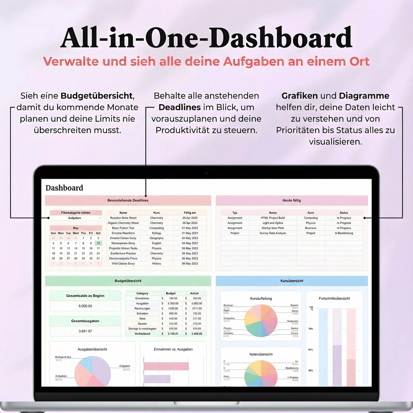 Ultimativer Studienplaner
