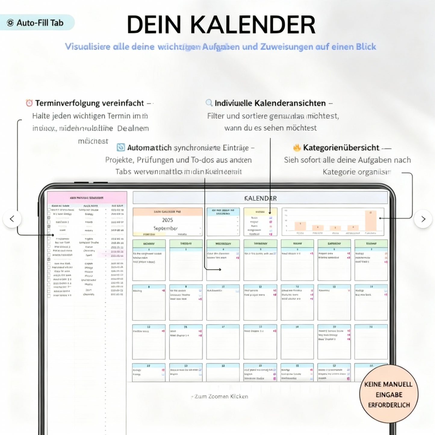 7 in 1 Studenten Vorlage