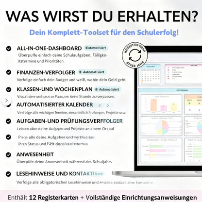 7 in 1 Studenten Vorlage